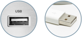 A USB-A Port and USB-A connector