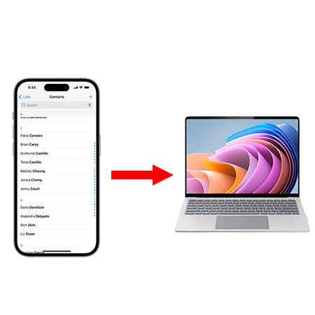 How to save and export contacts from iPhone to PC or Mac
