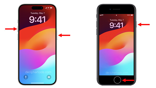 How to take a screenshot on an iPhone to save text messages.
